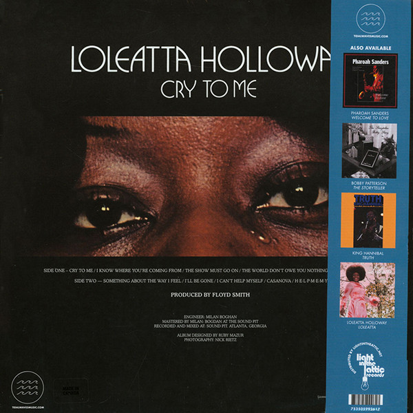 Loleatta Holloway Cry To Me KALKMAN Records